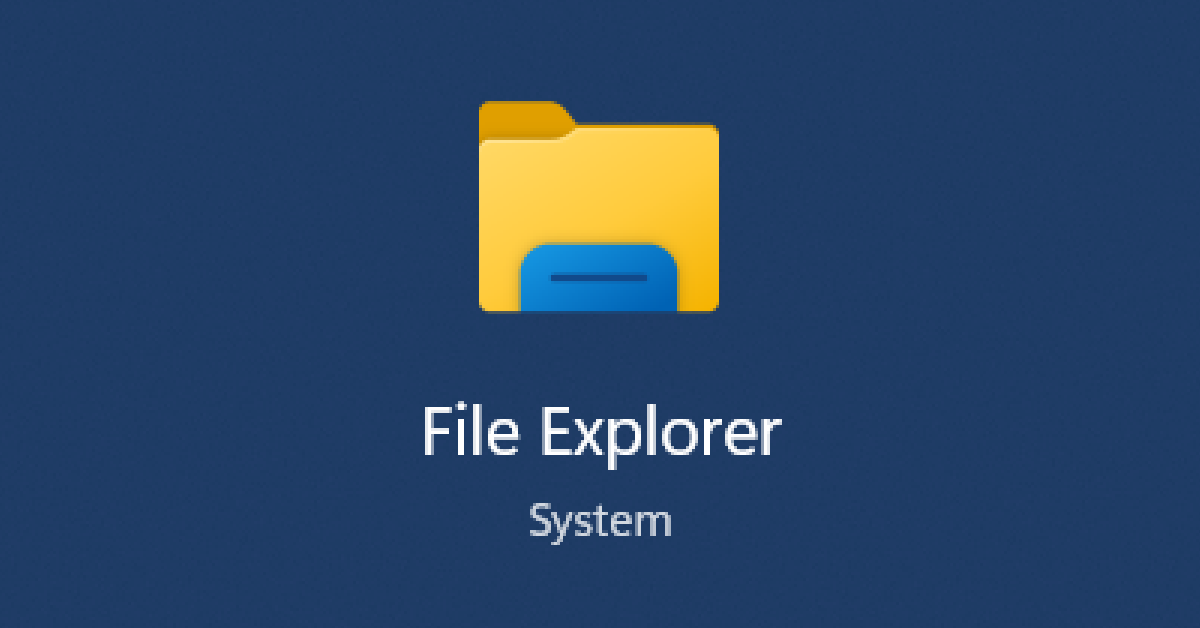 Windows Explorer Life Hack