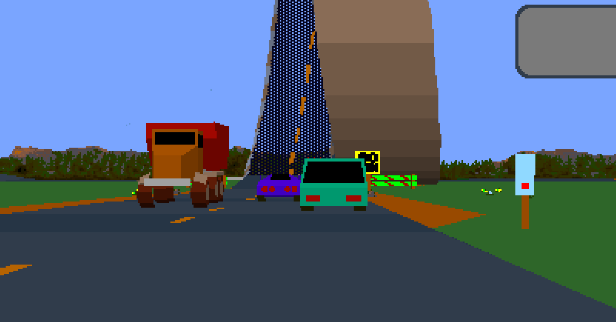Hard Drivin’ Arcade via Xbox Gamepad
